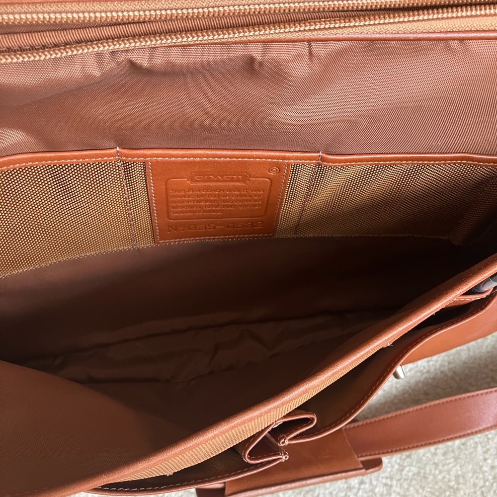 Vintage Coach Leather Laptop Bag - Picture 6 of 12